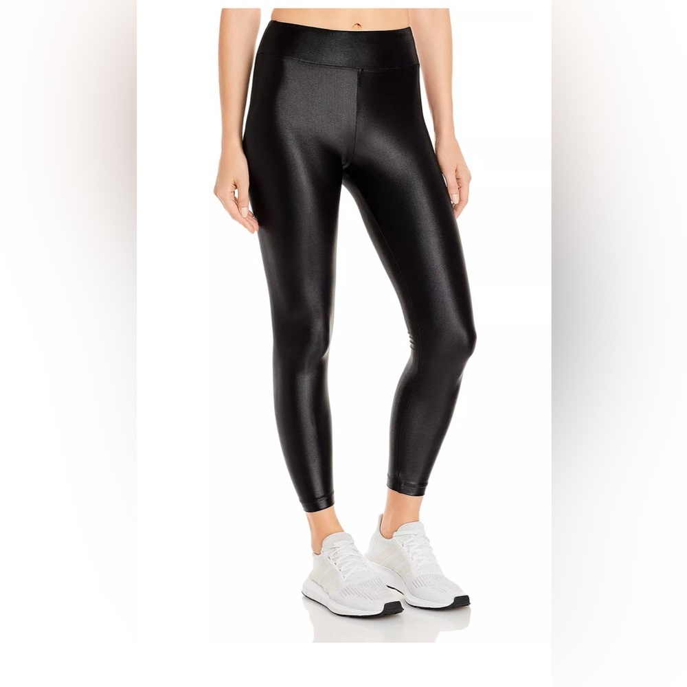 Koral lustrous shine high rise leggings. Black-Small